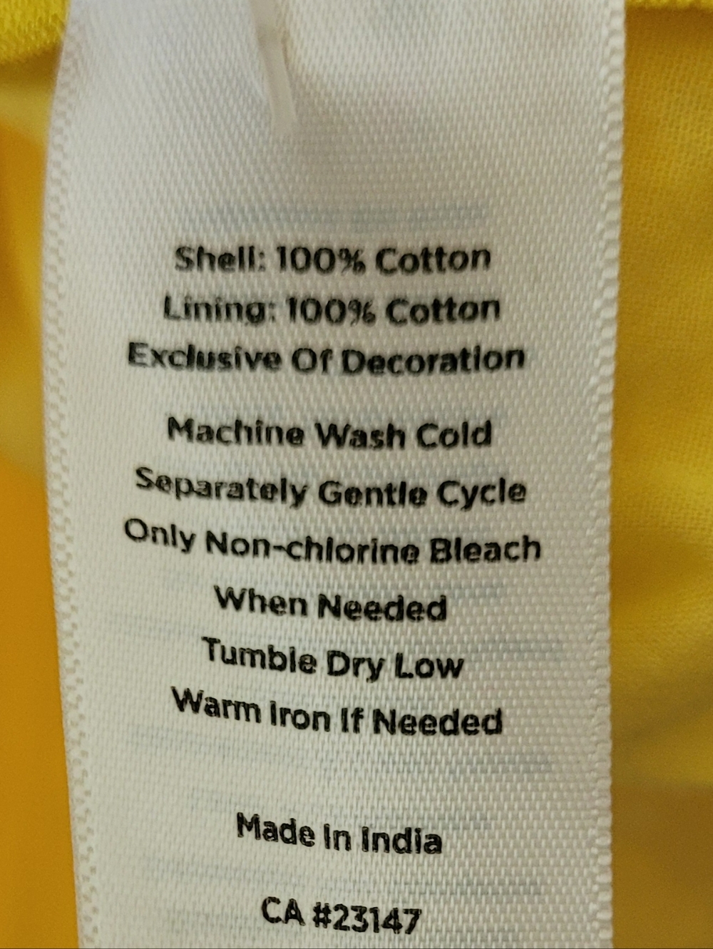 Talbots Eyelet Flounce Sleeve Top In Yellow - Picture 10 of 11